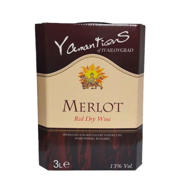 Rotwein MERLOT „YAMANTIEVS“ BAG IN BOX "BIB" 3l. Ivaylovgrad